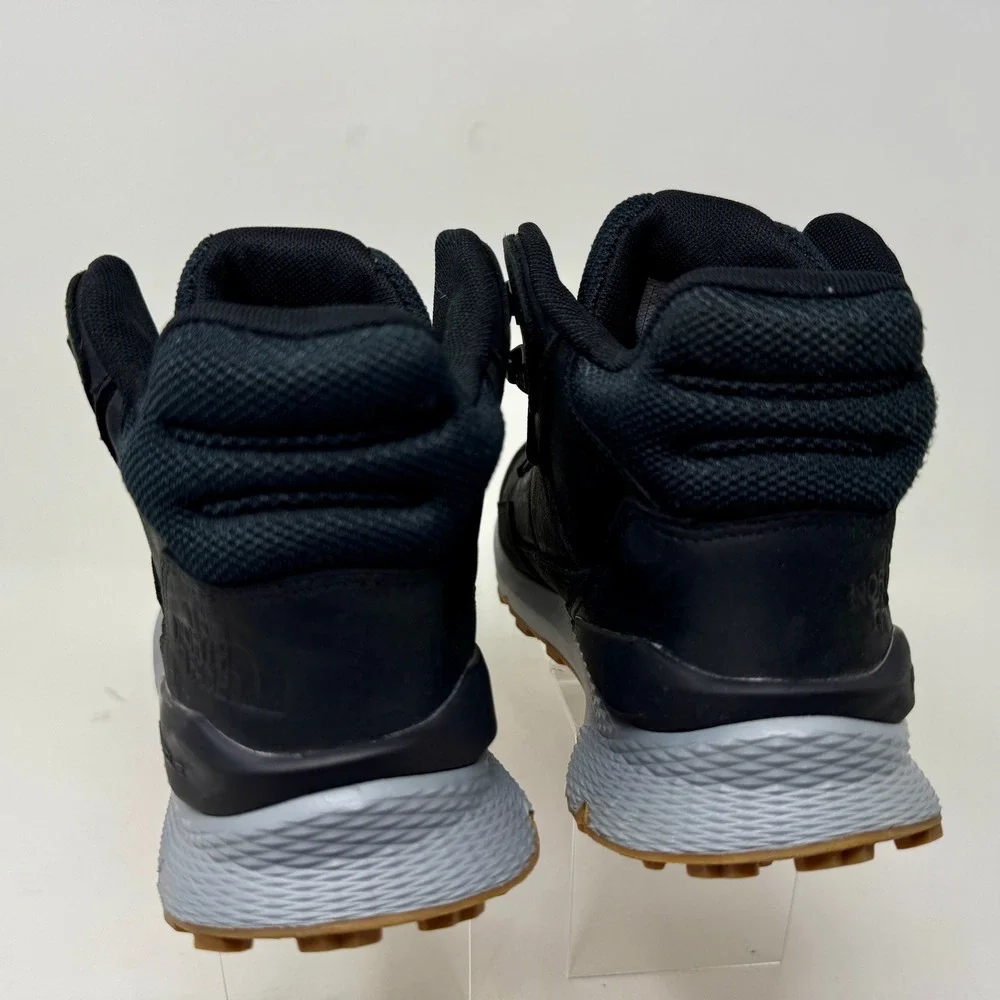 The North Face Larimer Mid Waterproof Boots Mens 8 Black Leather NF0A819J